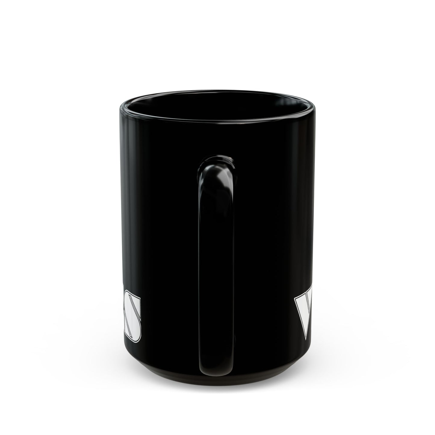 VIBECODES Black Statement Mug | Bold Geometric Design | CTEKDESIGNS