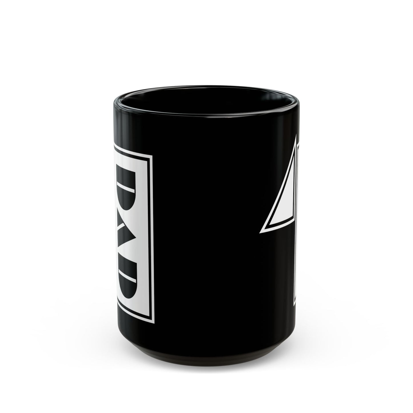 No.1 DAD Mug | Black | Bold Geometric Typography | CTEKDESIGNS