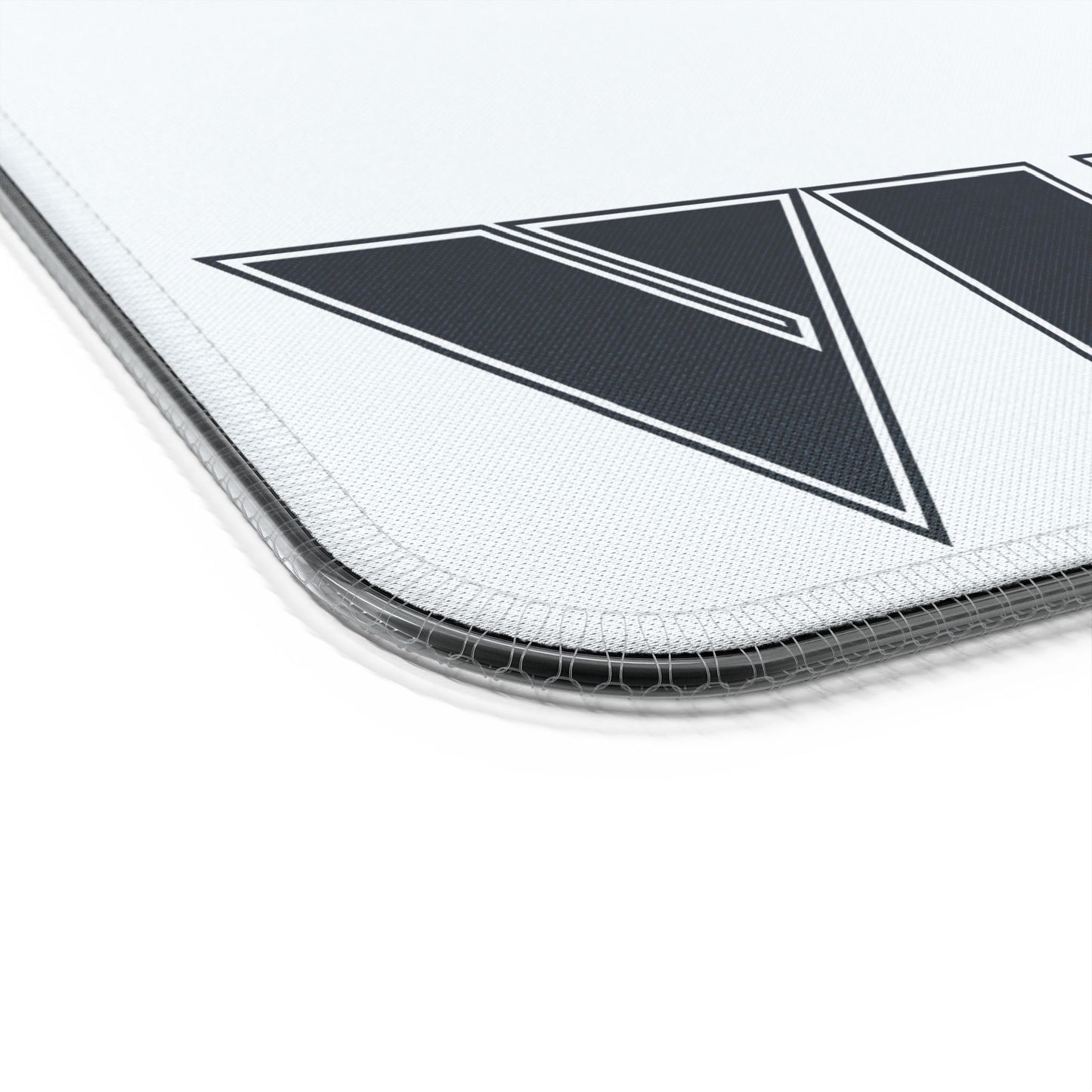 VIBECODES White LED Desk Mat | Wireless Charging | RGB Gaming Mousepad | CTEKDESIGNS