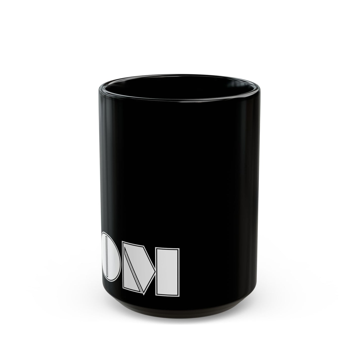 MOM Mug | Black | Bold Geometric Typography | CTEKDESIGNS