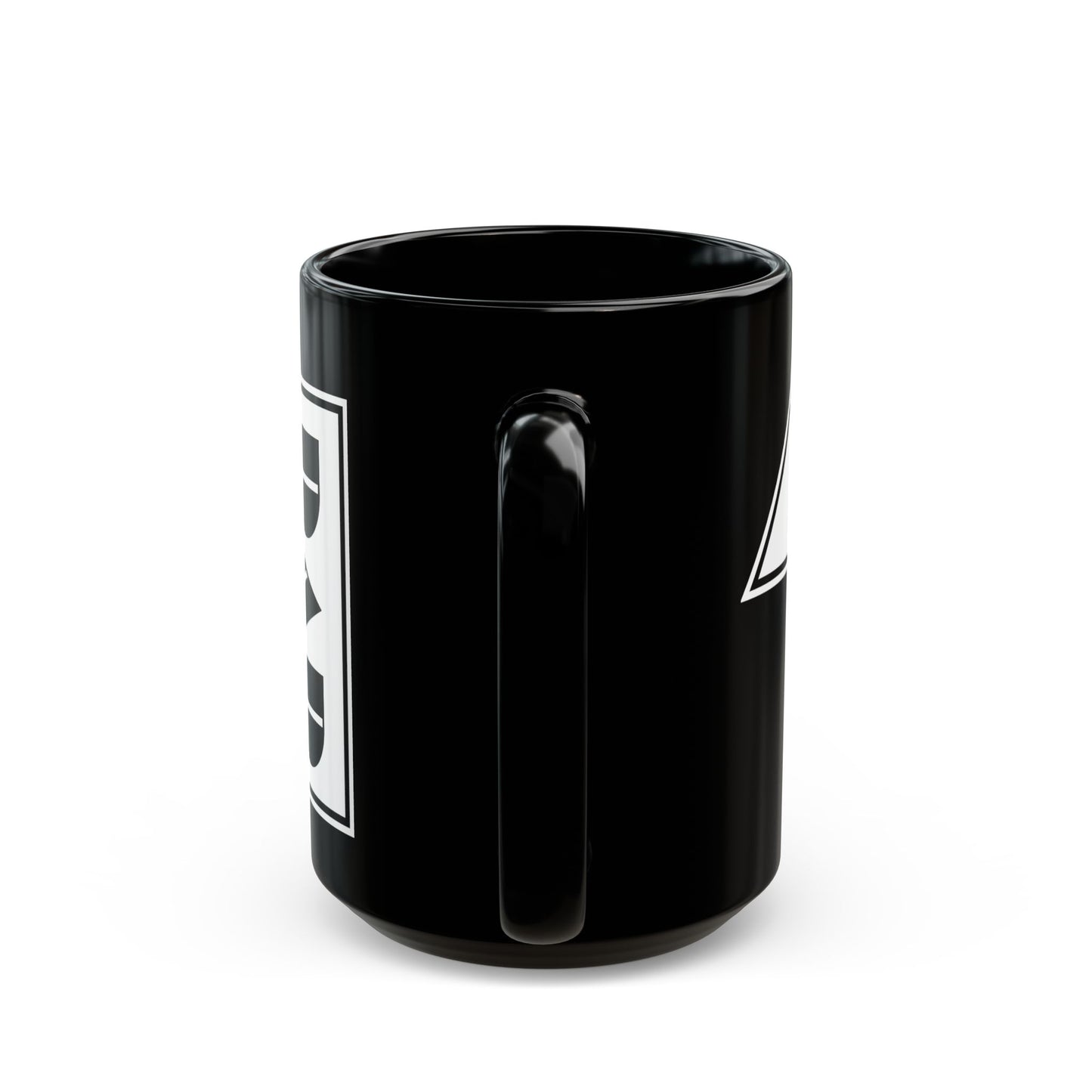 No.1 DAD Mug | Black | Bold Geometric Typography | CTEKDESIGNS