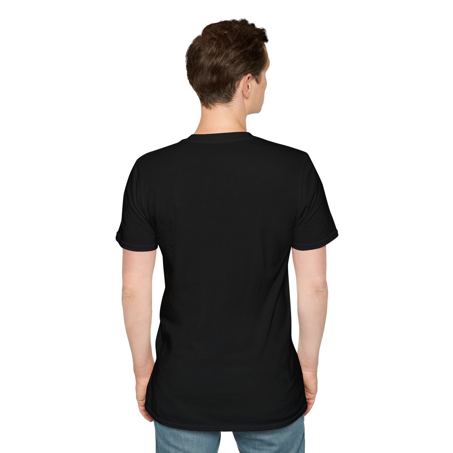 No.1 DAD Tee | Black | Bold Geometric Typography | CTEKDESIGNS