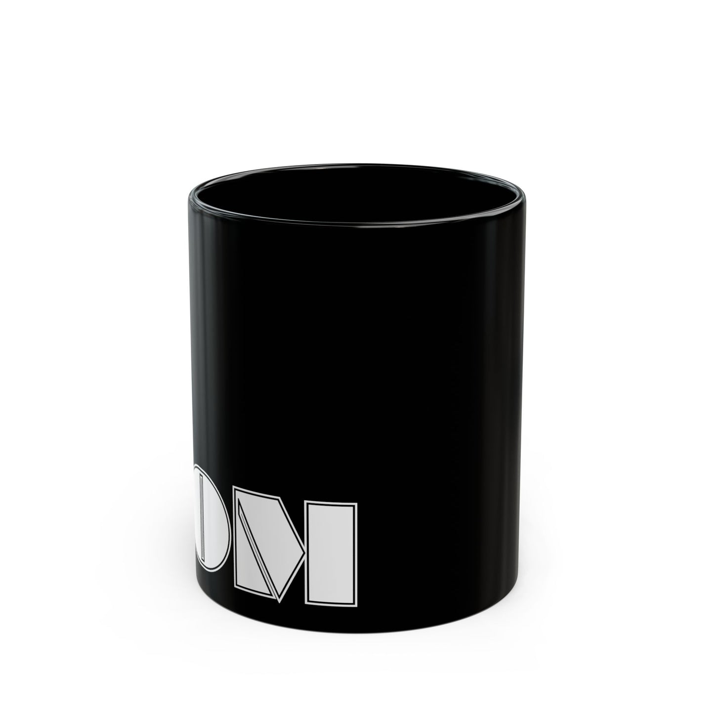 MOM Mug | Black | Bold Geometric Typography | CTEKDESIGNS