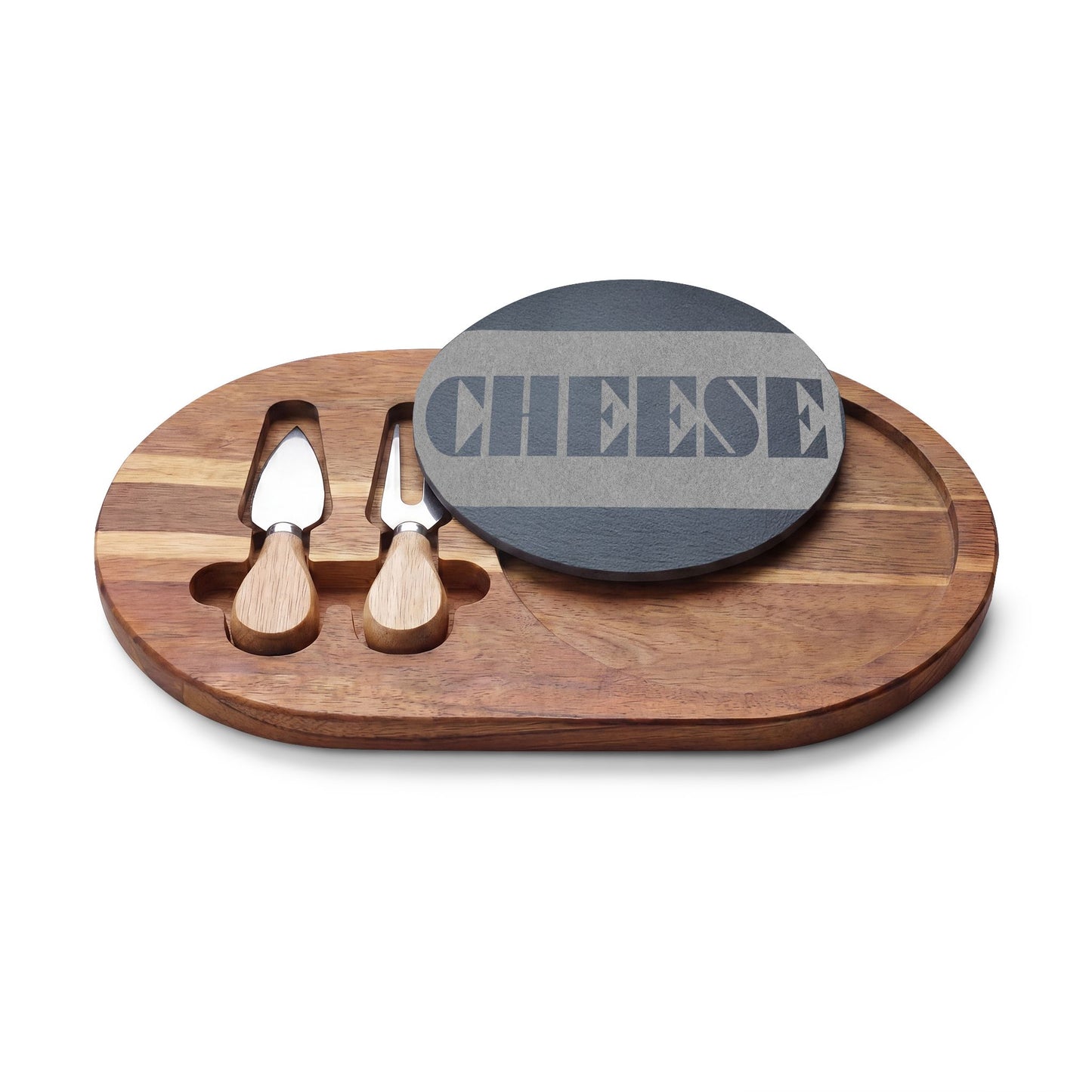 CHEESE Slate & Wood Charcuterie Board | Geometric Typography | Modern Kitchen Gift | CTEKDESIGNS
